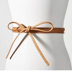 ADA COLLECTION SKINNY WRAP LEATHER BELT